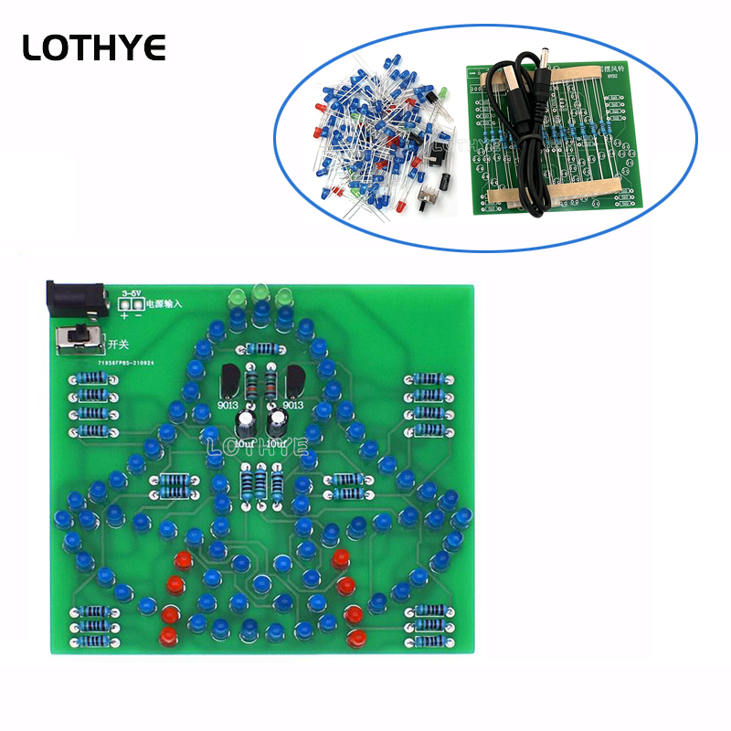 Electronics Project Kit - DC 3-5V LED Licht Schaukel Windspiel