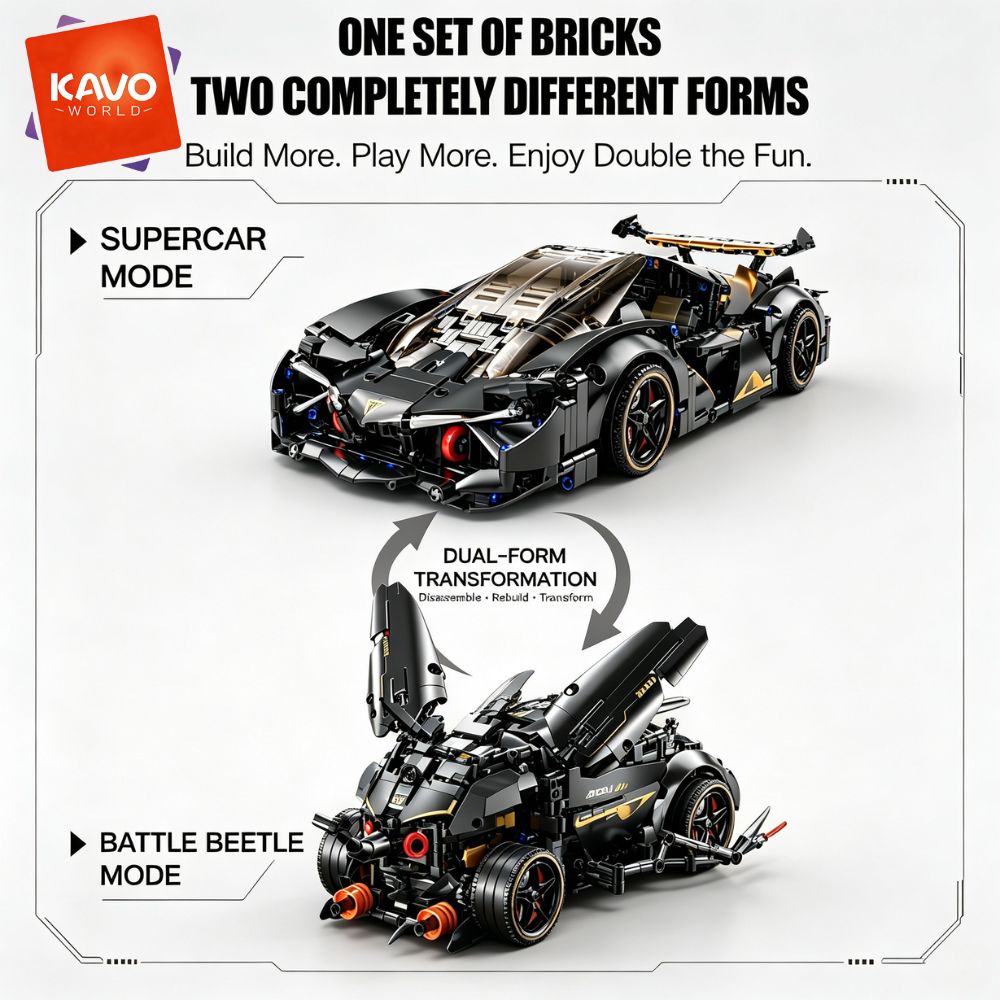 KAVOWORLD 1248-teiliges MOC-Se – Stem Robotics Kit Bewertung und Preis