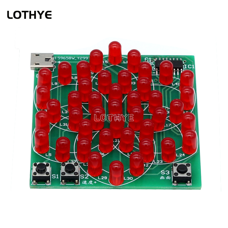 43 LED Multi-Style-Muster elek – Electronics Project Kit Bewertung und Preis