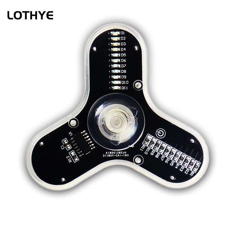 LED Fidget Spinner Herstellung – Electronics Project Kit Bewertung und Preis