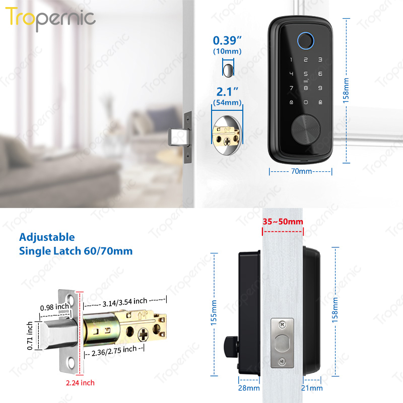Tuya ZigBee Tür Riegel Schlöss – Smart Door Lock Wifi Bewertung und Preis